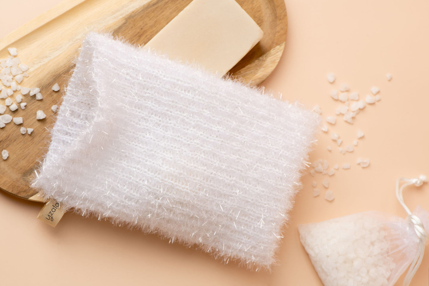 Gant exfoliant lavable