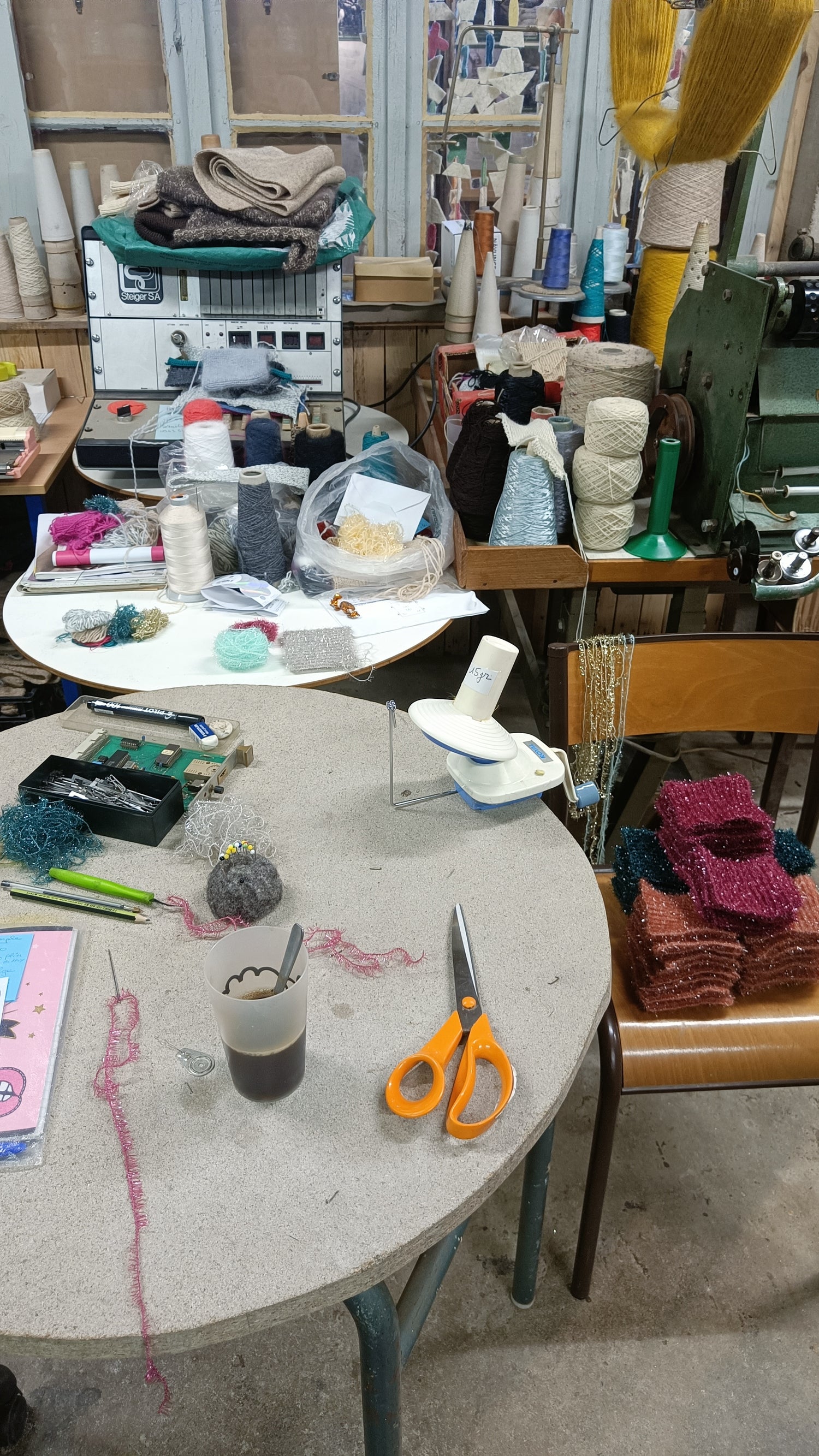 Atelier fabrication eponges