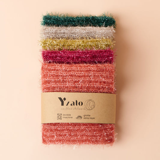 Lot de 5 éponges Yzalo lavables écologiques